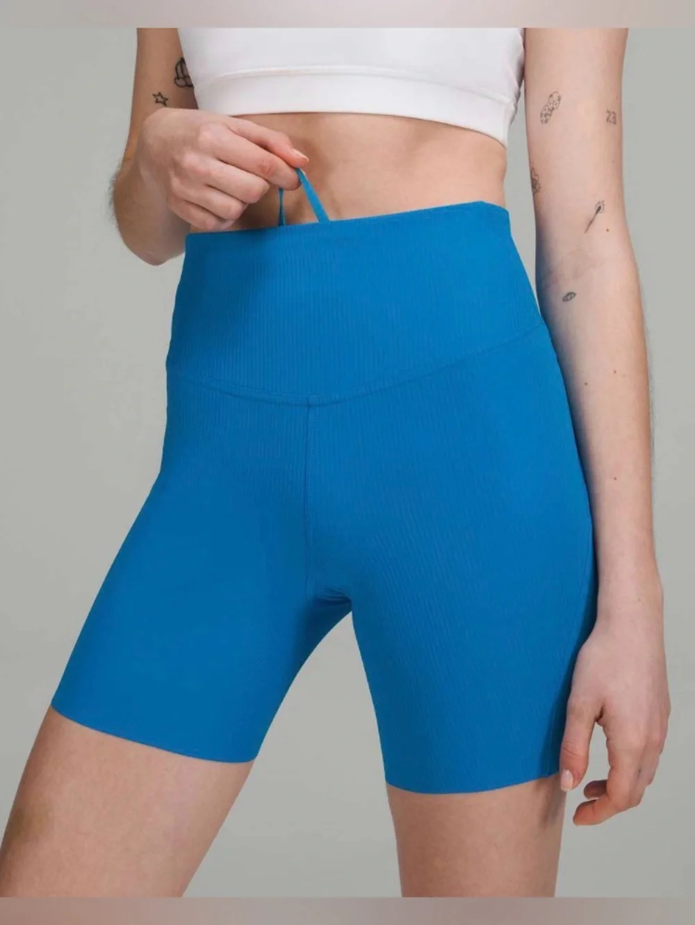 Lululemon Base Pace Ribbed High-Rise Short 6